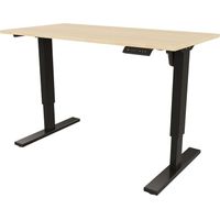 BISLEY E-StarterTech Schreibtisch Rechteck: 140 x 80 cm Ahorn