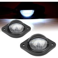 (4 pièces) Éclairage de plaque d'immatriculation LED 4W 3 LED SMD étanche