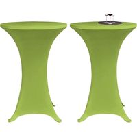 Copritavolo Elastico 2 pz Ø70 cm Verde DEC022381