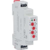 Relais temporisé multifonction électronique à répétition de cycle avec indicateur LED 5 A AC/DC 12-240 V