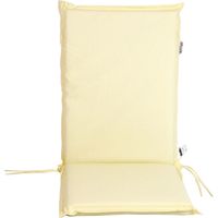 Padded Cotton Kissen abnehmbarer Hinterhals 115x48xh6 cm Zippo - Beige
