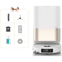 DREAME X40 Ultra Complete Robot aspirapolvere scopa rimovibile e sollevabile, pulizia approfondita con spazzola laterale, aspirazione da 12.000 Pa, pulizia automatica dello straccio e dell'asse 70 ℃