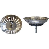 Ersatz-Korbkappe Ø83 mm mit Modellkugel aus Edelstahl L.B. Plast DC1158 Chrom