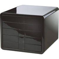 HAN i-BOX 1551-13 Cassettiera Nero DIN A4, DIN C4 Numero cassetti: 5