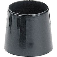 Contera rotonda rinforzata “CNT01” in polietilene nero Ø1,6x2,4cm (25 unità) MICEL