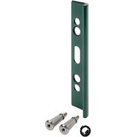 Plaque de protection pour gâche en applique en RAL 9005 - LOCINOX -