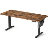 Songmics – Bureau électrique réglable en hauteur 180 x 80 cm – Fonction mémoire 4 hauteurs – Cadre acier stable – Silencieux <48 dB – Pour télétravail