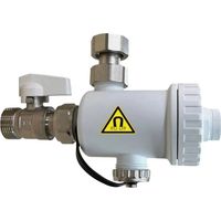 Separador magnético de suciedad bajo la caldera en ABS con conexión de Ø3/4". TECOM DFG200 3/4"