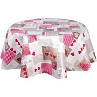 Nappe en toile cirée ronde grand format ASPEN