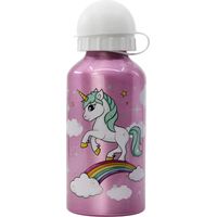 Botella Aluminio Unicornio 400ml.