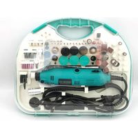 DISCORAMA ® - KIT MINI TRAPANO 211 PEZZI, KIT SMERIGLIATRICE ROTANTE 300W PUNTE FRESE ATTREZZI FAI DA TE