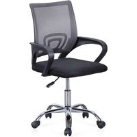 Silla de oficina Vita Negro - Gris Vita 60cm (ancho) x 90–102cm (alto)