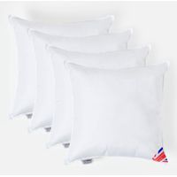HOMESCAPES 4er-Set Füllkissen 50 x 50 cm – Kissenfüllung Super-Mikrofaser