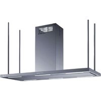 CAPPA ELEA CENTRALE cm176x60 camino centrale - Inox - 900 m3/h
