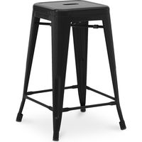 Barhocker - Industriedesign - 60cm - Neuauflage - Stylix Schwarz