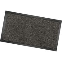 Paillasson Antidérapant Texture Douce Anti-trébuchement Dos Caoutchouté Anthracite - 40x70 cm