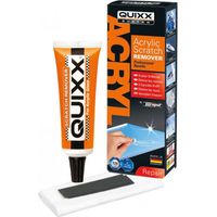 Kit efface rayures acrylique et plexiglas – Produit de polissage Quixx – Chiffon professionnel et papier de verre 1500 inclus
