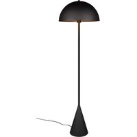 Lampada da terra fungo ALFIE Trio nera opaca 130cm E27