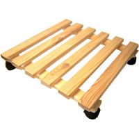 Spostavaso Ruote Quadro Legno 35X35