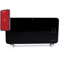 Rediffusion Glass Panel Heater Smart 1500W Black