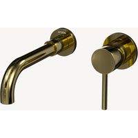 Wand-Waschtischmischer Golden - Rabe