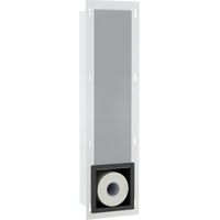 FugaFlow Eccelente Acces Support de réserve pour rouleau de papier toilette encastré - noir mat