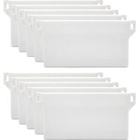 10 Pcs Vertical Blind Weights Replacement Vertical Blind Replacement Bottom Slats Spares 89 mm/ 3.5 Inches and Home Office Vertical Blinds Accessories, White