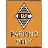 Aimant Renault Orange 5.8 x 7.8 cm