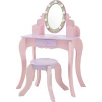 Fantasy Fields coiffeuse enfant maquillage, miroir LED, tabouret, tiroir