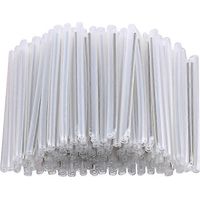 Kit de 100 gaines thermorétractables pour fibre optique de 60 mm, pour la fusion de câbles à fibre optique et l'épissure de fibres.