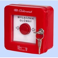 Elektromet Rilevatore d'allerta autoportante rosso per esterni