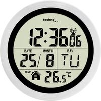 Techno Line WT3005 Radiocontrollato Orologio radiocontrollato 14.7 cm x 14.7 cm x 14.7 cm x 14.7 cm x 7.9 cm Argento pr