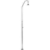 Douche inox 1 pommeau + rince-pieds 500072 QP