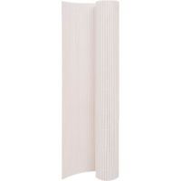 Vidaxl – Clôture PVC double face 90x400 cm – Résistante aux intempéries – Facile à ajuster – Idéale pour délimiter parterre de fleurs