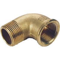 IDRAULICA-GOMITO MAS/FEM 92 OTTONE GIAL D 1/2 Q.TA 10