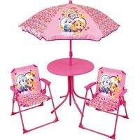 FUN HOUSE PAT'PATROUILLE GARDEN LOUNGE - 1 TAVOLO 46X 46 CM, 2 SEDIE H.53XL.38.5XP.37.5CM E 1 OMBRELLONE 713475