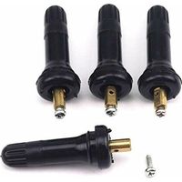 Set of 4 rubber valves for tire pressure sensor