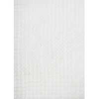 sweeek - Bubble-Teppich für Indoor 100 % Polyester weiß