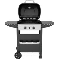 Barbecue a Gas 2 Fuochi SIMPLY HOT – Con Griglia in Ghisa e Ripiani Laterali
