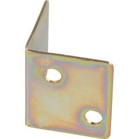 10 x Aufspannwinkel 28 x 25 x 1 mm verzinkt