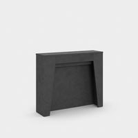 Consola extensible moderna minimalista 90×25-211 Anea - Antracita