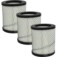 Vhbw – Lot de 3 filtres HEPA pour aspirateur de cendres PowerPlus POWX300 – Lavables tous les 6 mois – Élimine les particules ultra-fines