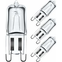 G9 Halogen Oven Bulb 40W 230V, G9 Oven Bulb, Microwave Bulb, 300°C Tolerance Bulb, 4 Pack