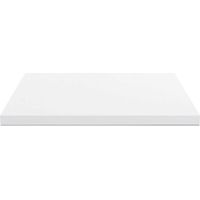 Piano lavabo rettangolare truciolare bianco 120x47x3.8H