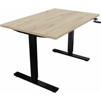 Bureau droit individuel réglable en hauteur Dynamics
