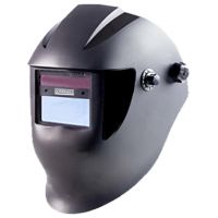 Careta de soldador automática, con protección de vidrio de policarbonato transparente, visión exterior, dimensiones del vidrio 110 x 97 mm