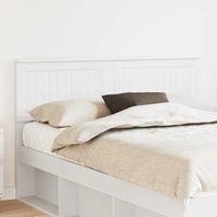 Tête de lit Blanc Bois d'ingénierie vidaXL