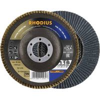 Disco flap Rhodius 211330 acciaio inox 120 grana