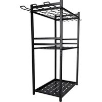 Garden Tool Rack, Steel Organizer with Hooks, 81 cm