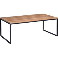 HomeTrends4You Jakarta 2 - Tavolino da salotto in MDF, 110 x 60 cm, altezza 43 cm, colore: Quercia marrone